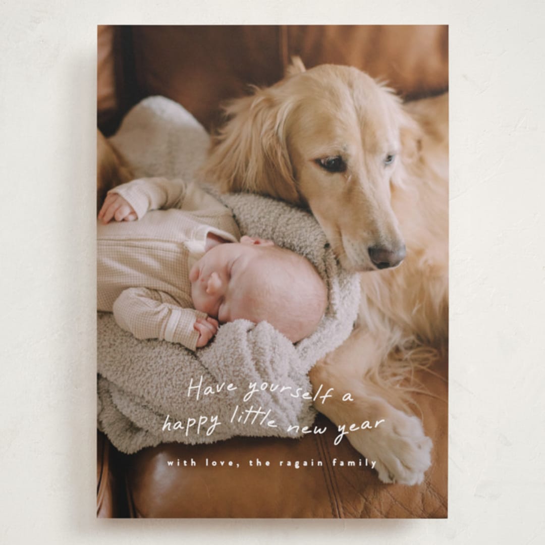 "very merry little Christmas" - Holiday Cards in Snowfall by Leah Ragain - Front