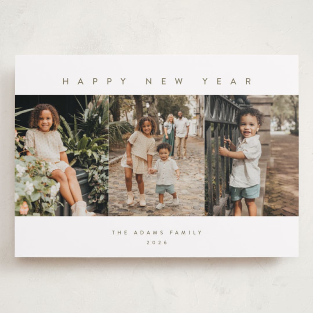 "trilogy" - Holiday Cards in Snowfall by Pippa Shaw - Front