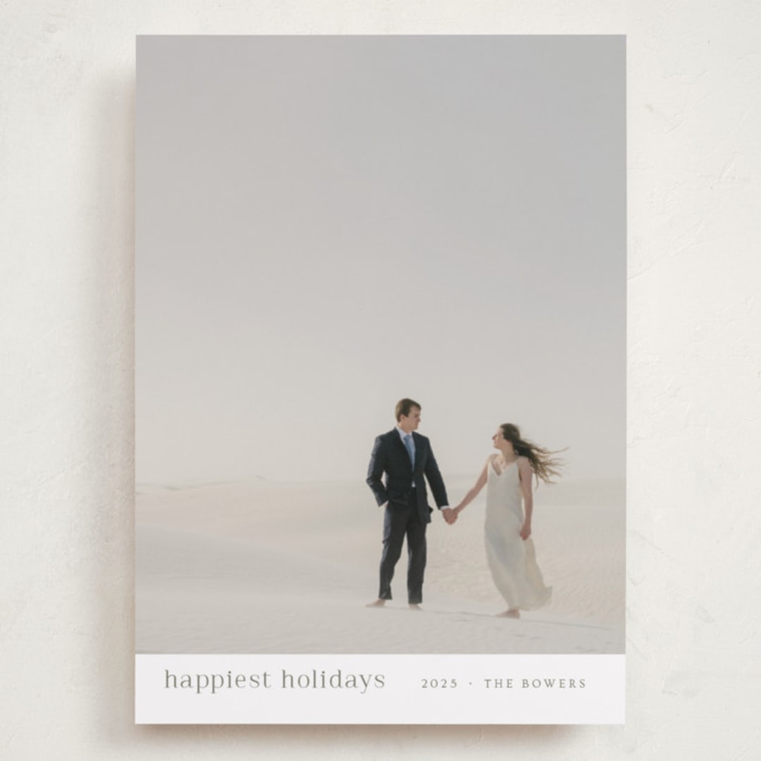 "minimalist delight" - Holiday Cards in Pear by Design Lotus - Front