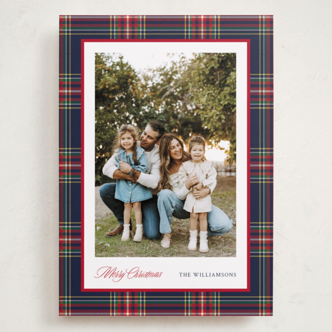 "Navy Baby" - Holiday Cards in Navy by Cindy Reynolds - Front