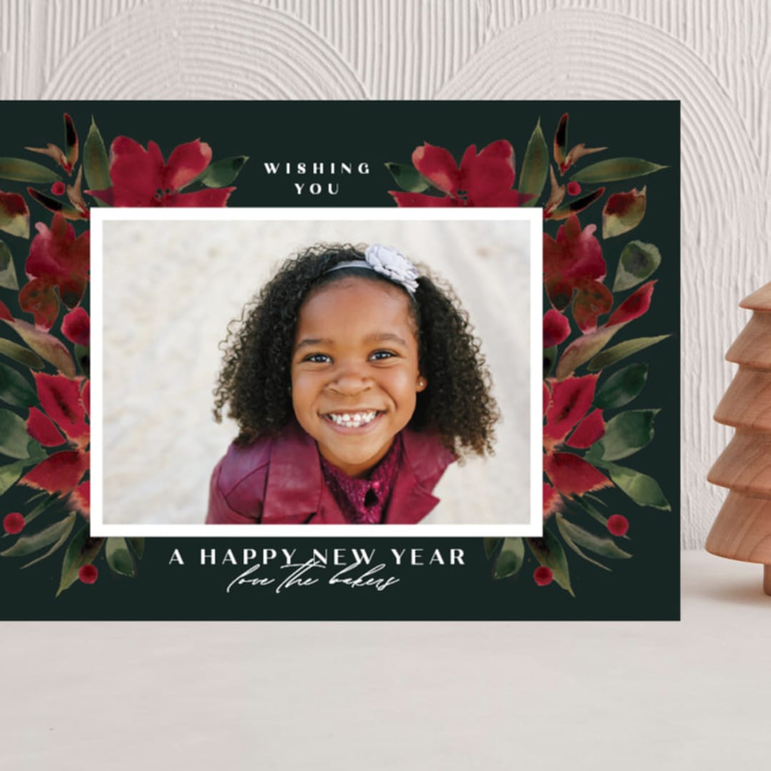 "Holiday" - Holiday Cards in Ivy by Lori Wemple - Front
