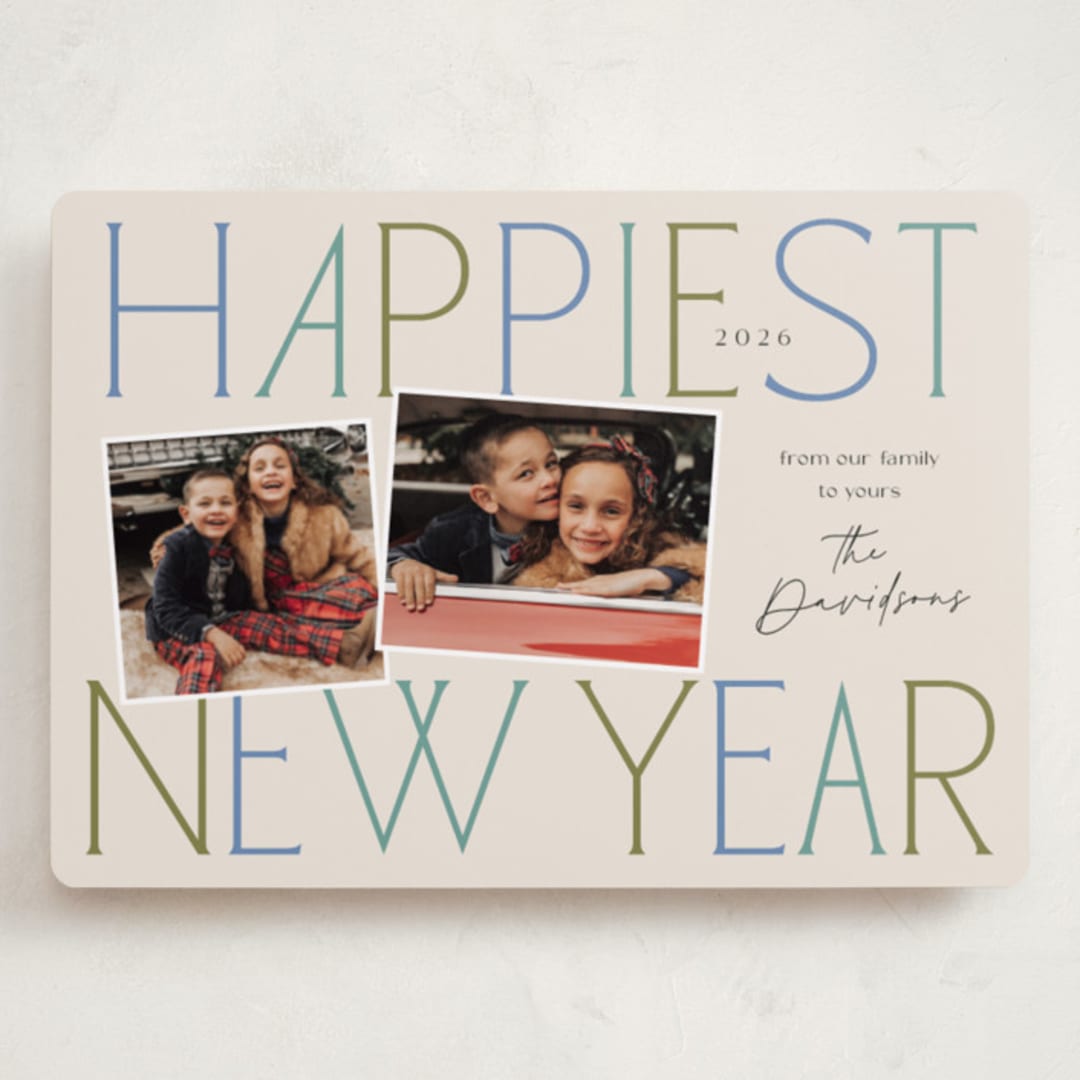 "Grand Greetings" - Holiday Cards in Frosting by Laura Hankins - Front