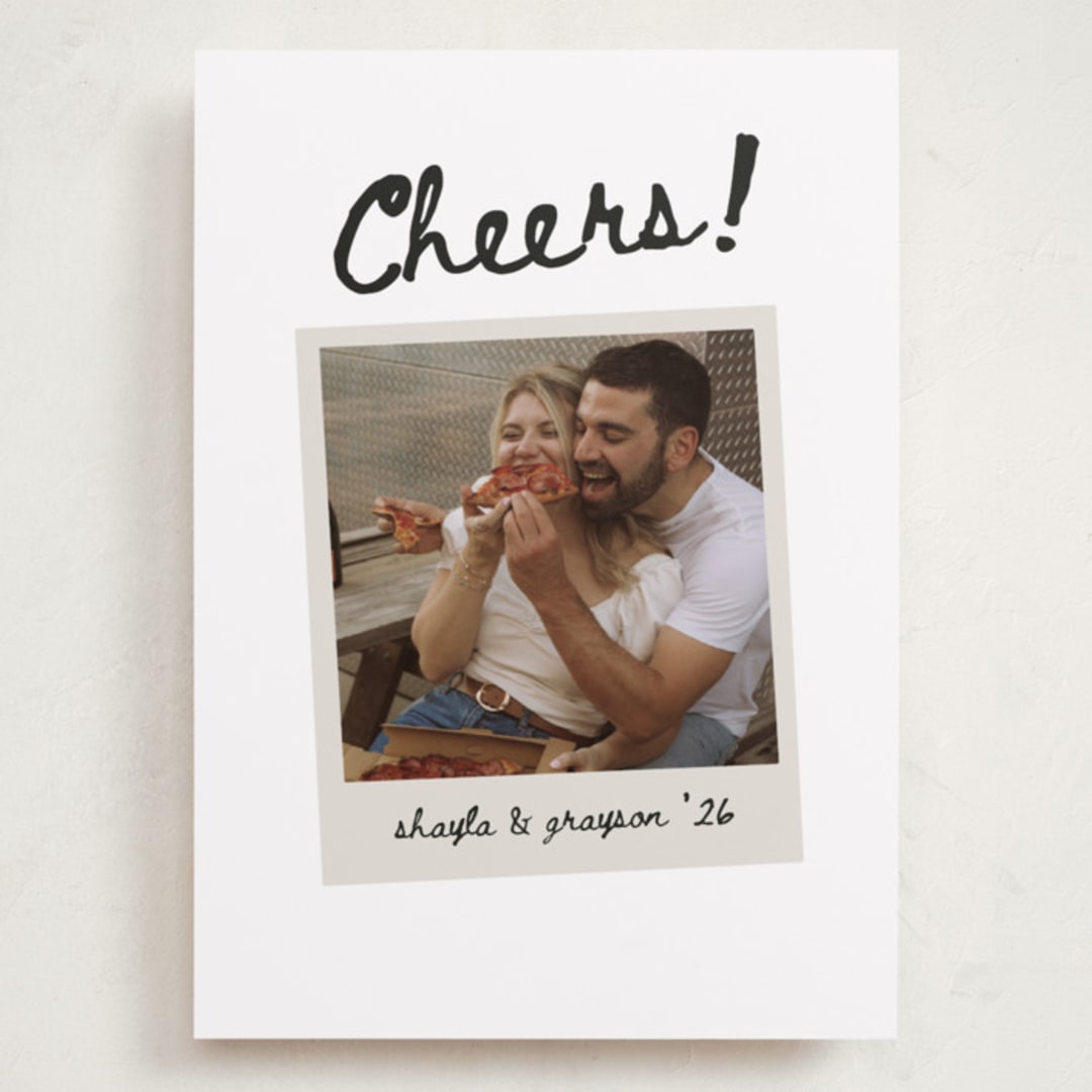 "Snapshot" - Holiday Cards in Powder by Kamala Nahas - Front
