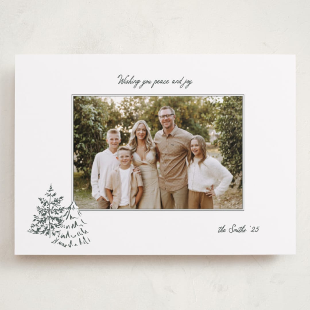 "Minimal tree farm" - Holiday Cards in Forest by Michelle Harrick - Front