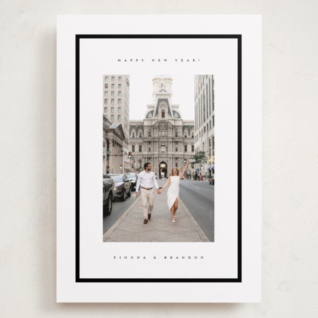 "chic" - Holiday Cards in Snow by Adelyn T. - Front