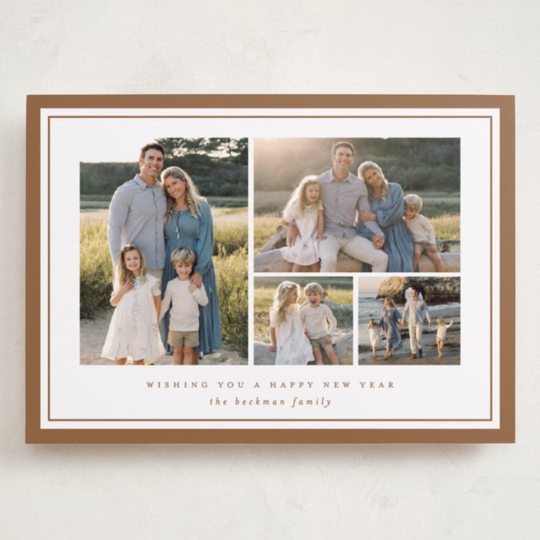 "Glory Multipled" - Holiday Cards in Pecan Pie by Brooke Chandler - Front