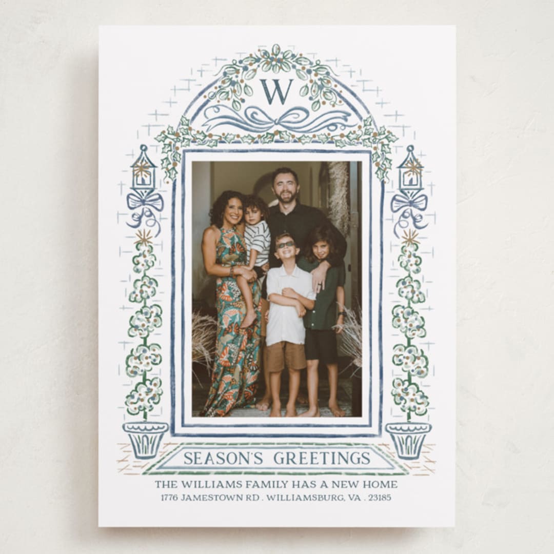 "Colonial Christmas" - Holiday Cards in Lake by Paper Sun Studio - Front