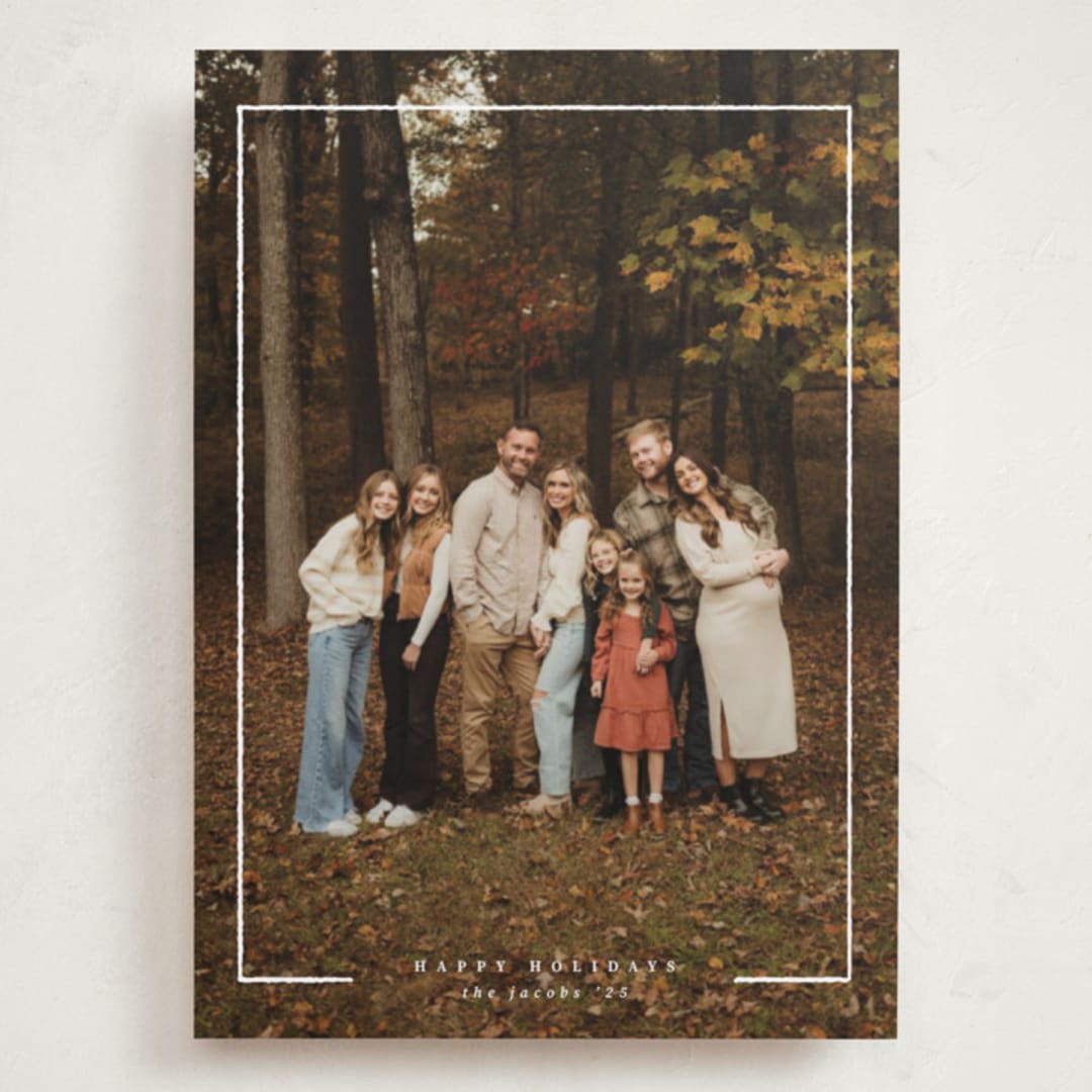 "thin marker" - Holiday Cards in Pudding by Adelyn T. - Front