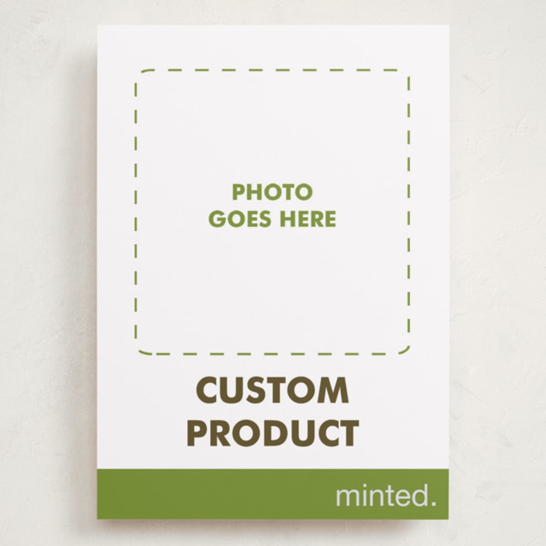 "Portrait" - Holiday Cards in Charcoal by Minted - Front