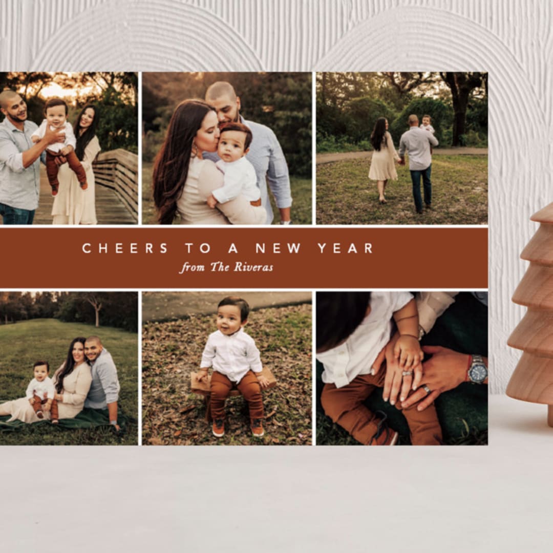 "Christmas Montage" - Holiday Cards in Harvest by Vanessa Doyle - Front