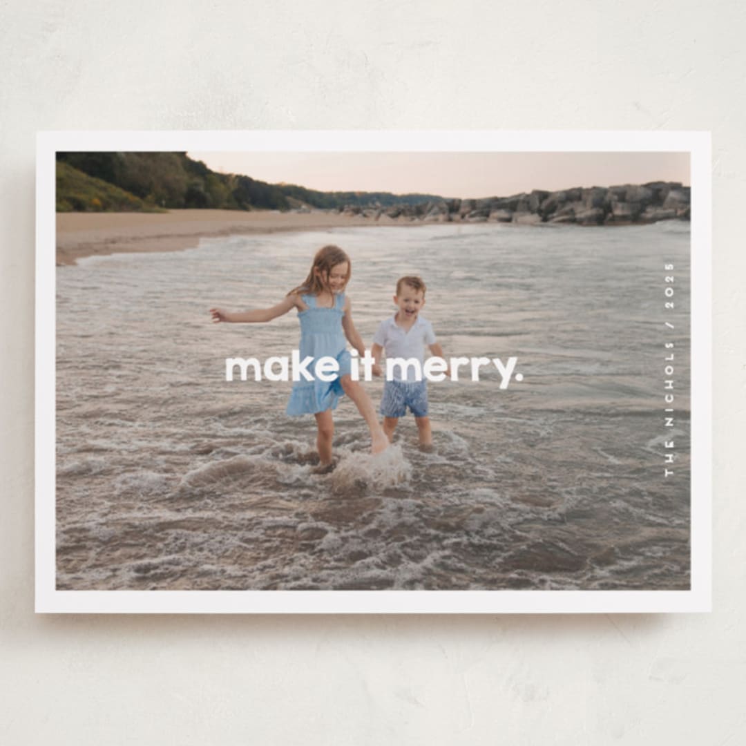 "frolicsome" - Holiday Cards in Snow by Snow and Ivy - Front