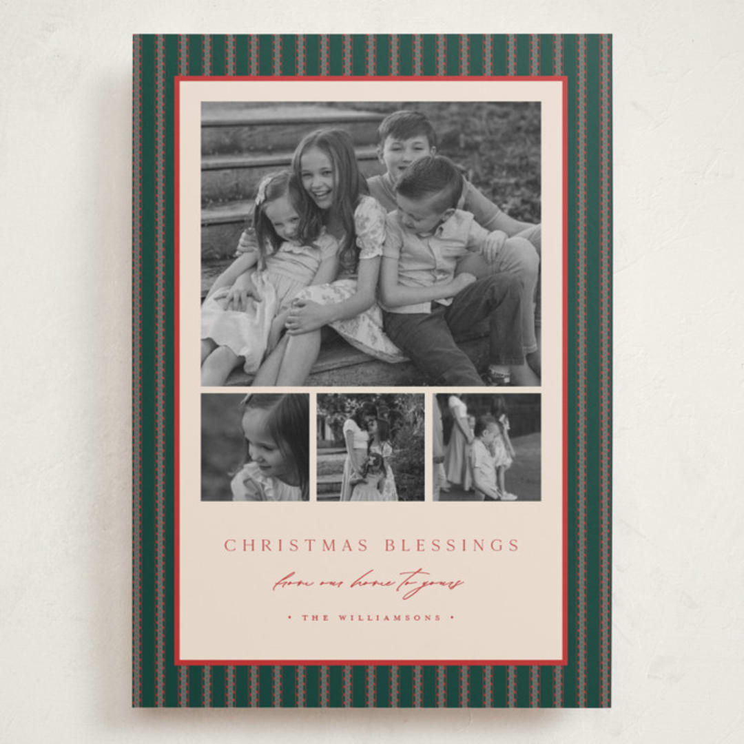 "Reynolds" - Holiday Cards in Pine by Amy Kross - Front