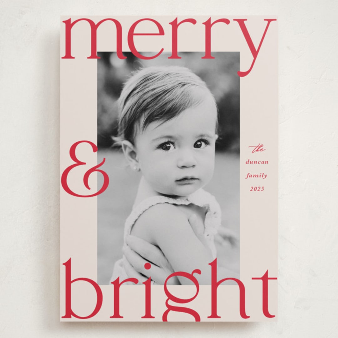 "Candy Canes" - Holiday Cards in Candy Cane by Maria Alou - Front