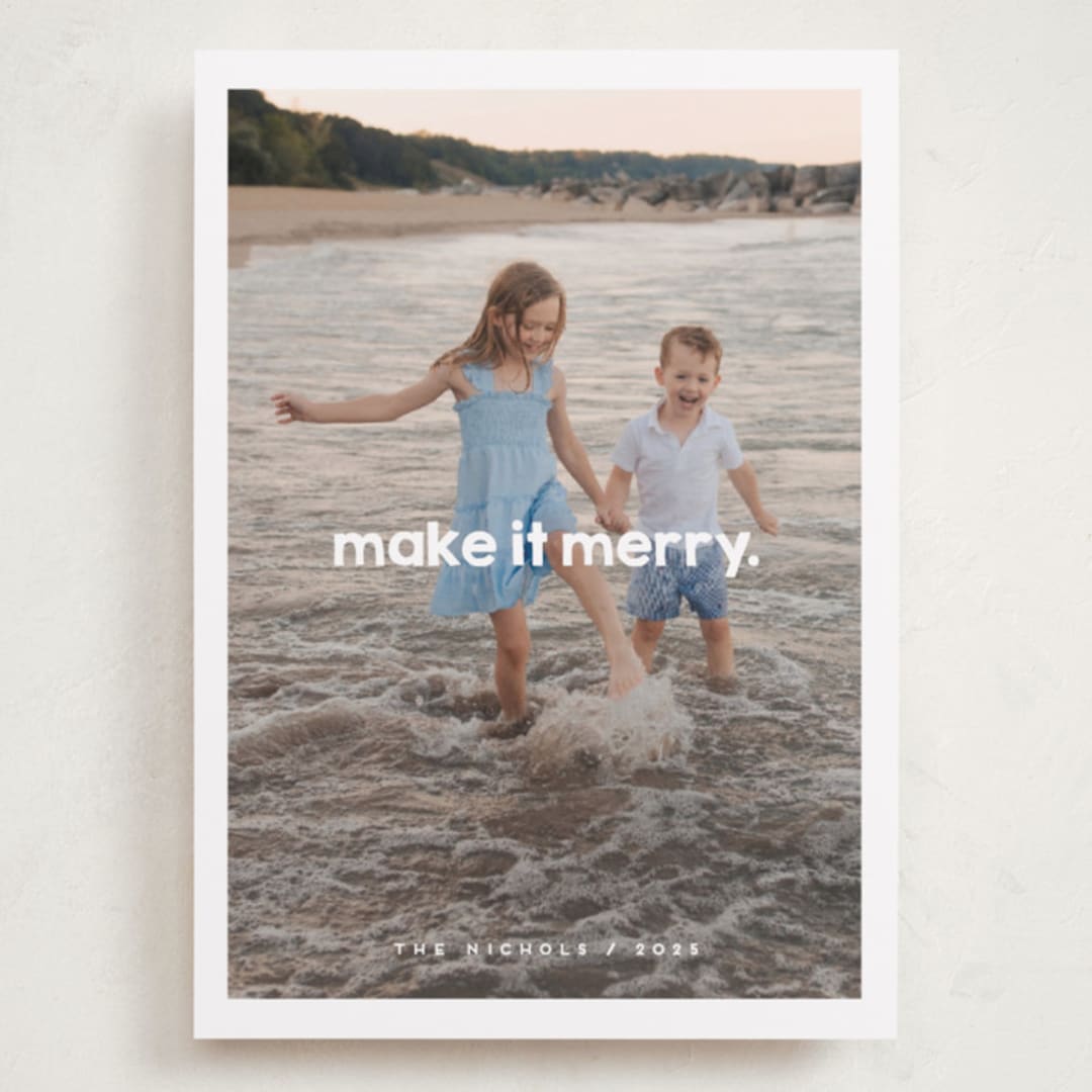 "frolicsome" - Holiday Cards in Snow by Snow and Ivy - Front