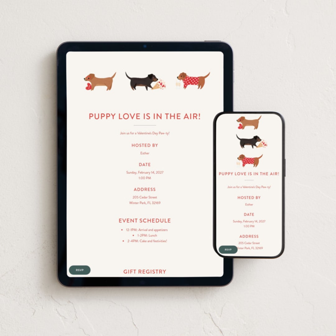"Love you long time" - Online Holiday Party Invitations in Copper by Itsy Belle Studio - Mobile + desktop layout