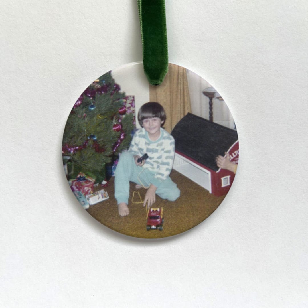 "Personalized Photo Memory Ornament" - Ornaments in multicolorassorted-colors by Holly Whitcomb