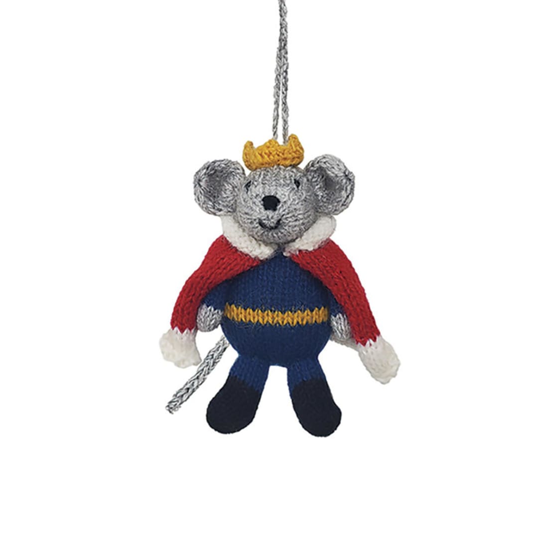 "King Mouse Ornament" - Ornaments in multicolor by Melange Collection