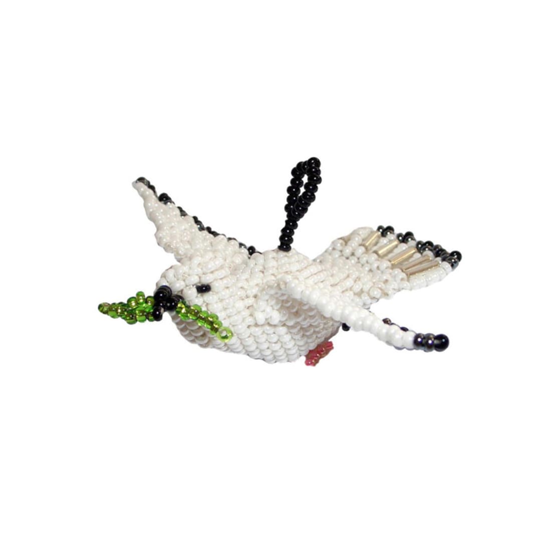 "Dove Ornament" - Ornaments in white by Melange Collection