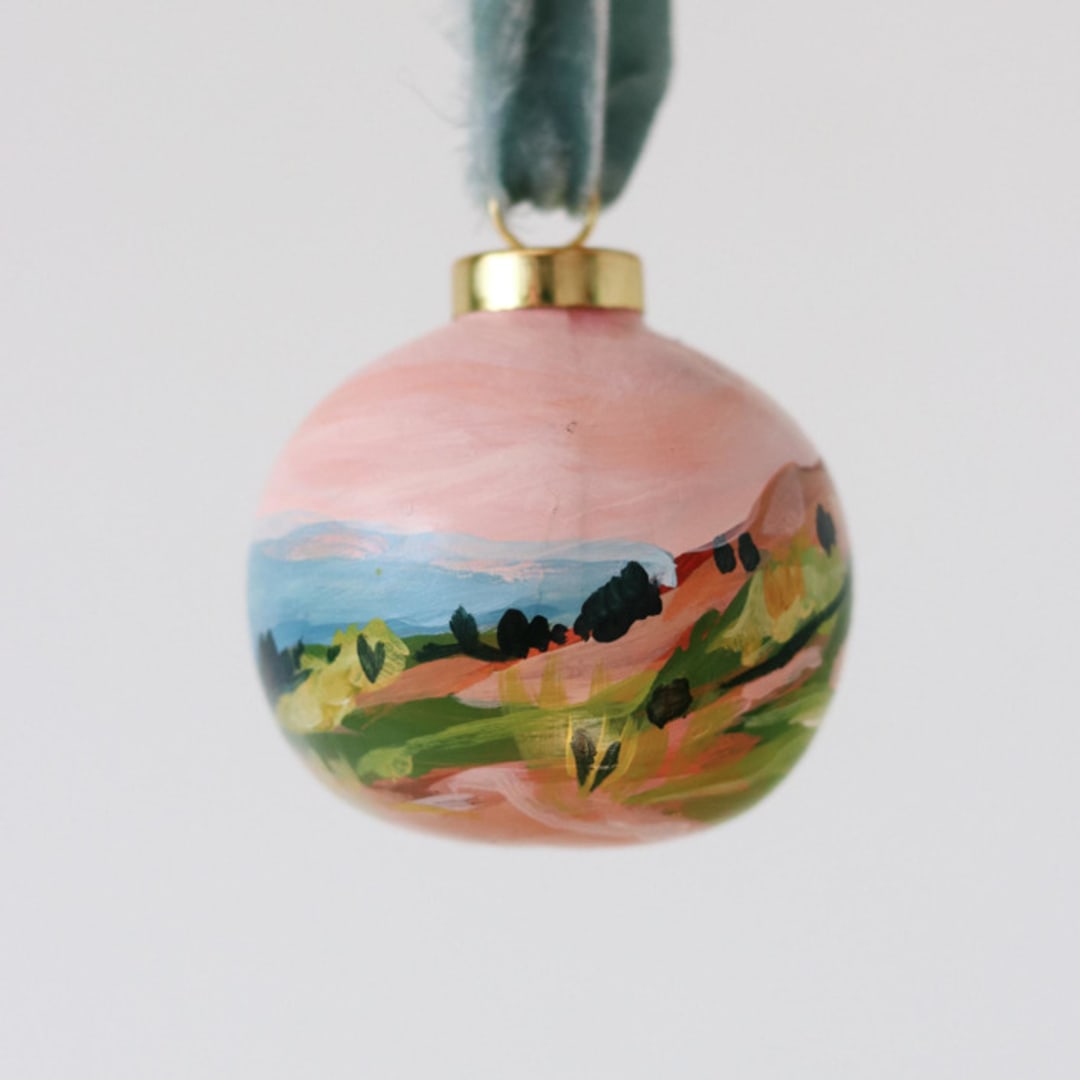 "Pink Colorado - 43" - Ornaments in pink by Weronika Zubek
