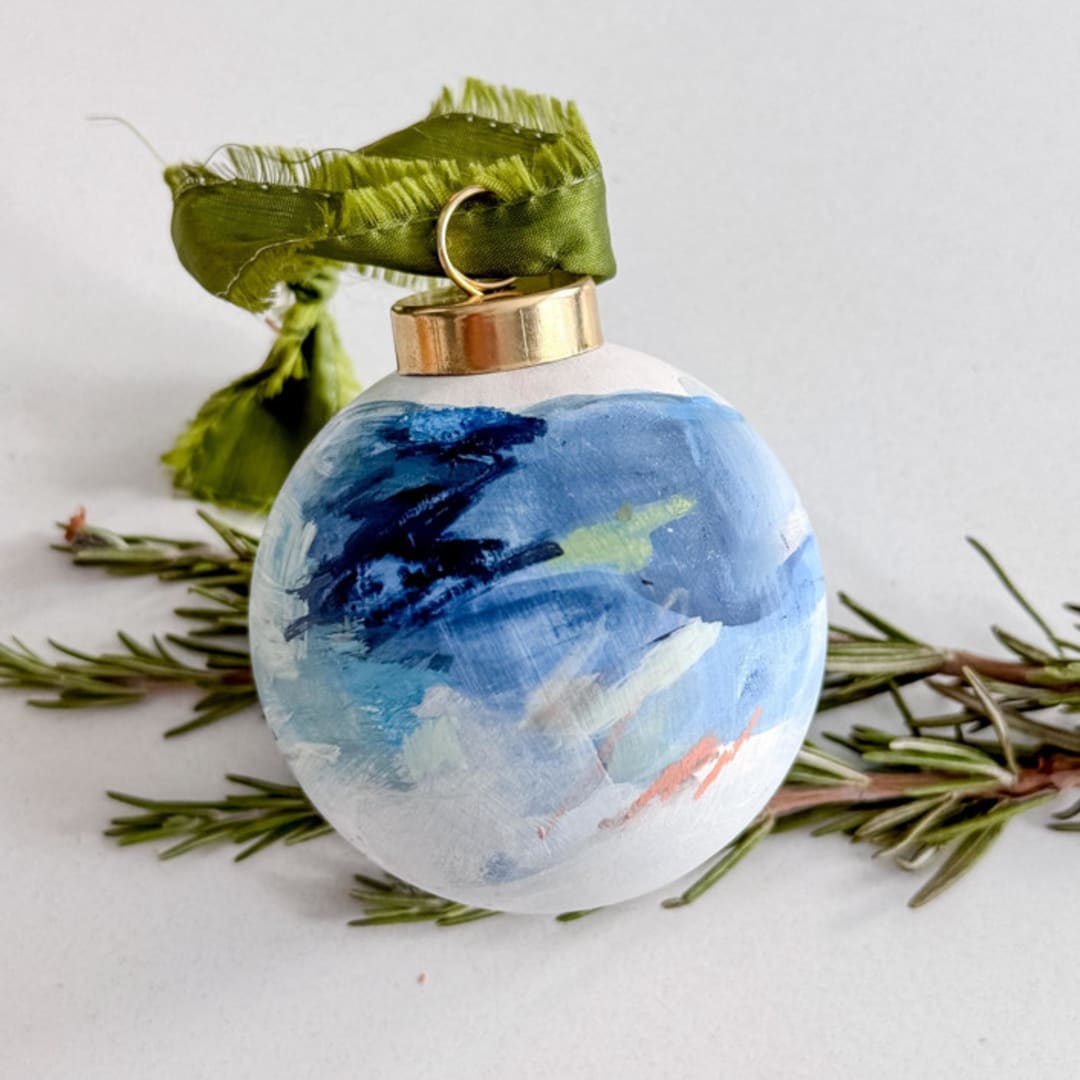 "Oasis" - Ornaments in blue by Arohika Verma