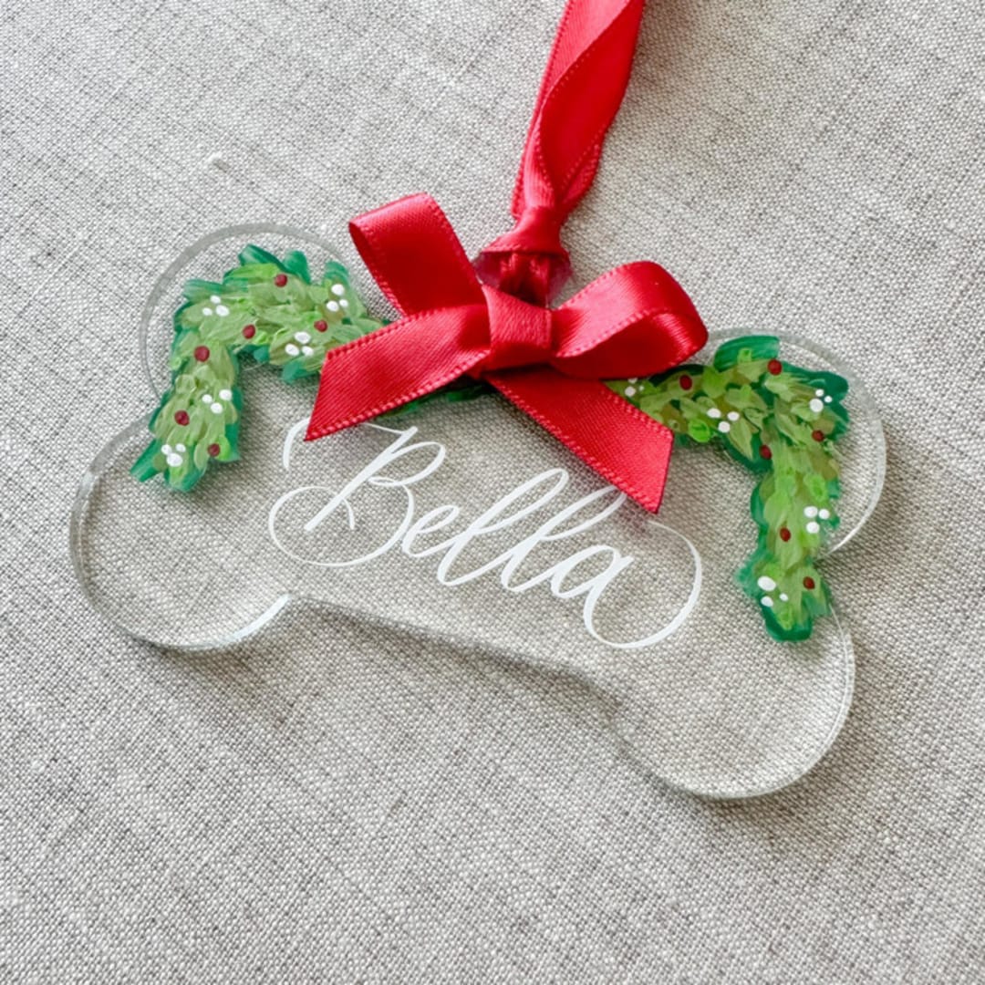"Baby First Christmas Custom Round Ornament" - Ornaments in clear by Maria Ferrer G.