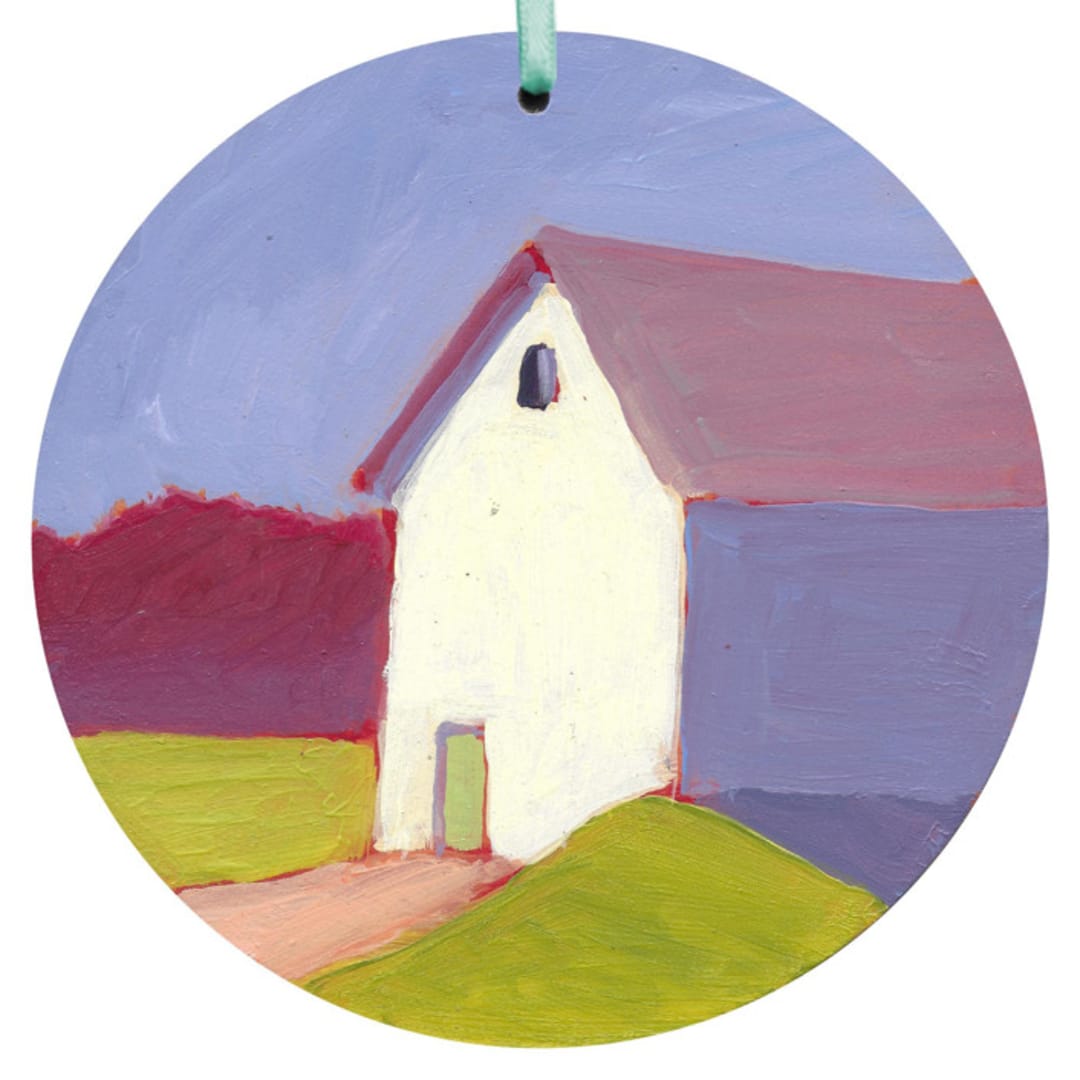 "Sweet Grape, Hand Painted Ornament" - Ornaments in multicolorassorted-colors by Carol C. Young