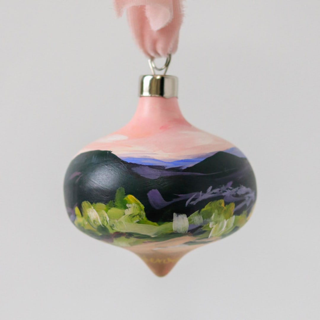 "Lavender Lake | 3” ornament | Ceramic" - Ornaments in multicolorassorted-colors by Weronika Zubek