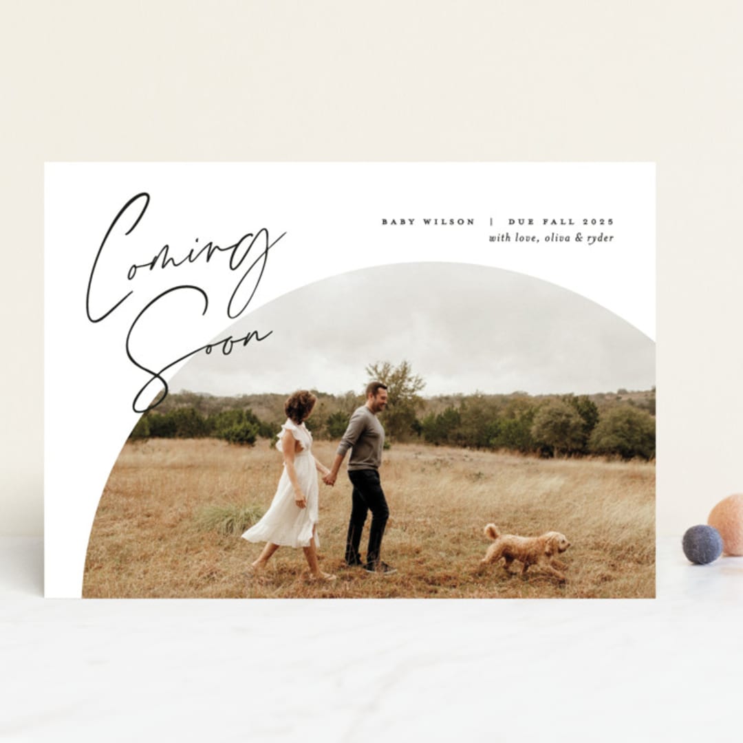 "capture" - Pregnancy Announcements in Cafe by Pixel and Hank - Front