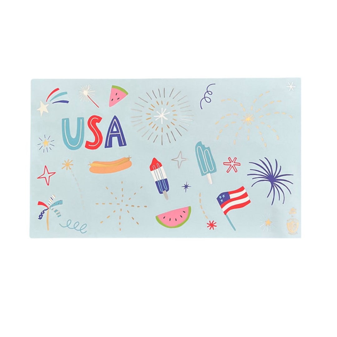 "U.S. Of Yay Stickers - Set of 4" - Party Favors in multicolor by Jollity and Co