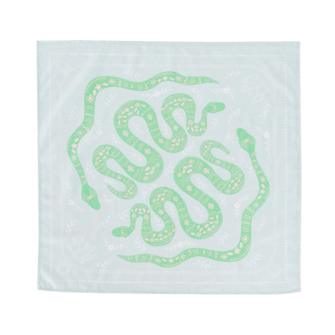 "Yeehaw "Snake" Bandana" - Party Favors in blue by Jollity and Co