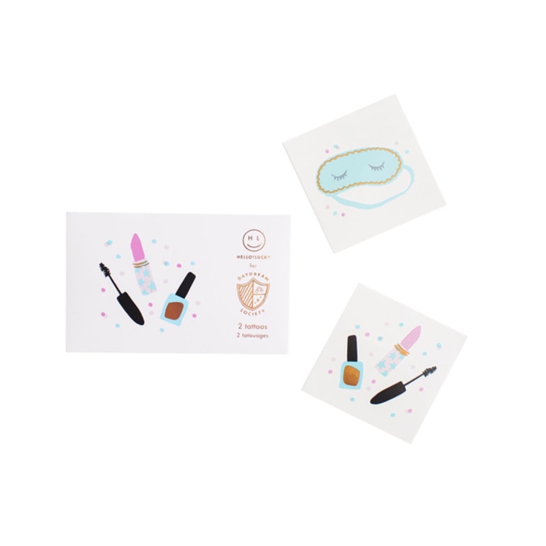 "Sweet Dreams Temporary Tattoos" - Party Favors in multicolor by Jollity and Co