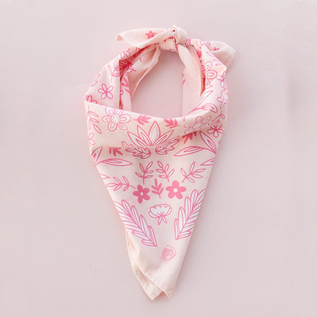 "Pony Tales "Floral" Bandana" - Party Favors in pink by Jollity and Co