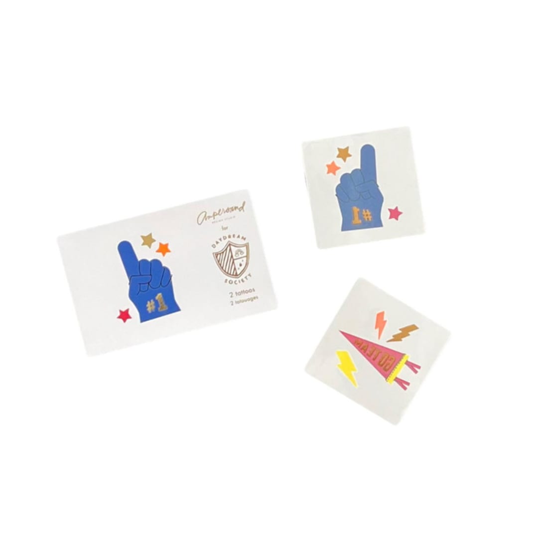 "Good Sport Temporary Tattoos - Pack of 2" - Party Favors in multicolor by Jollity and Co