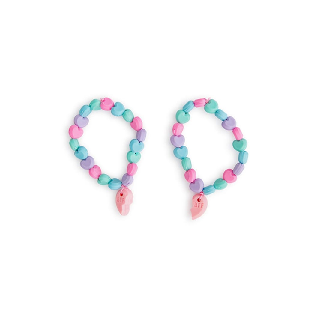 "BFF Eraser Bracelet Set - Set of 2" - Party Favors in multicolorassorted-colors by Jollity and Co
