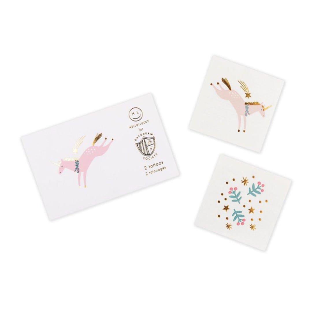 "Magical Christmas Temporary Tattoos" - Party Favors in multicolor by Jollity and Co
