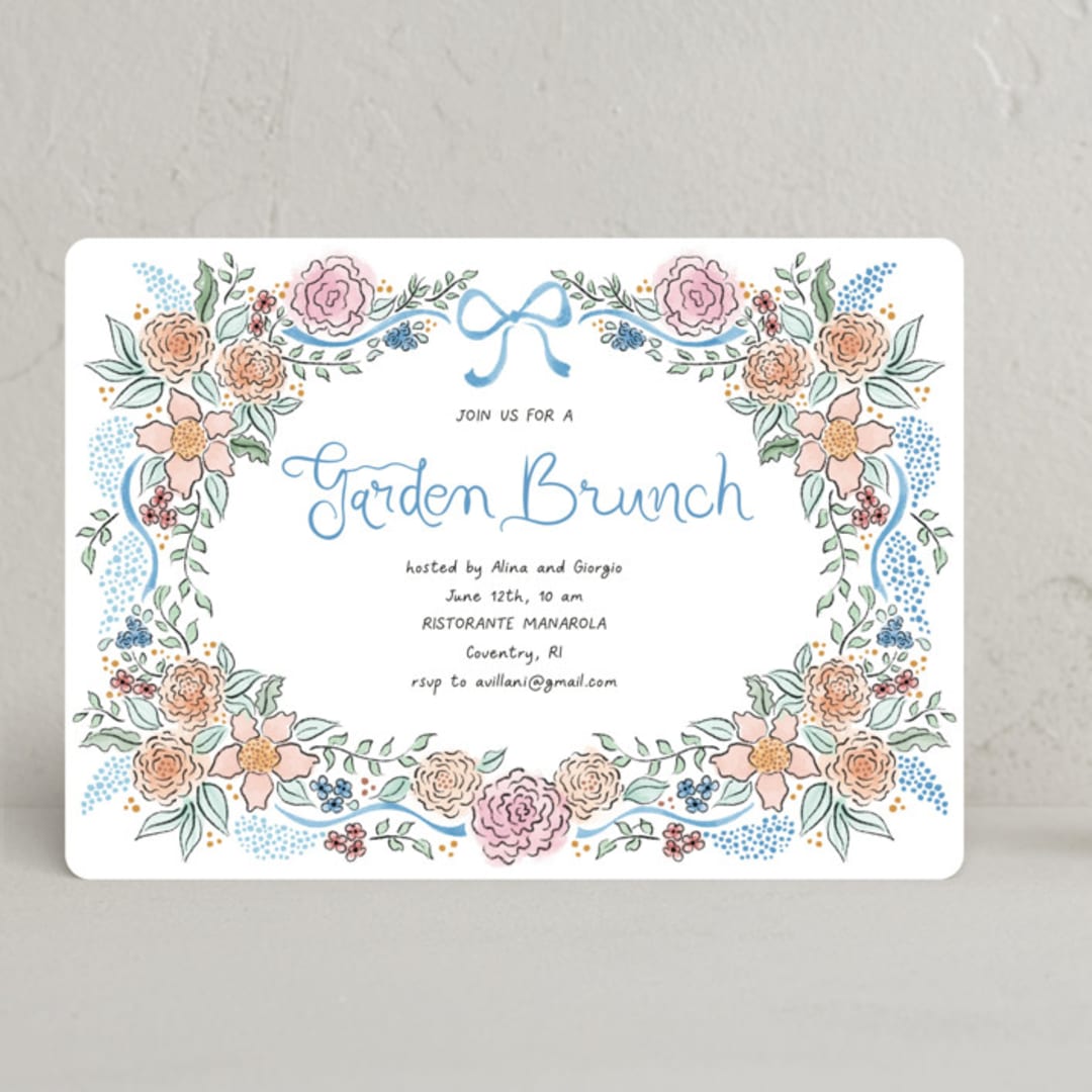 "Portofino" - Party Invitations in Ocean by Tamara Hilje - Front