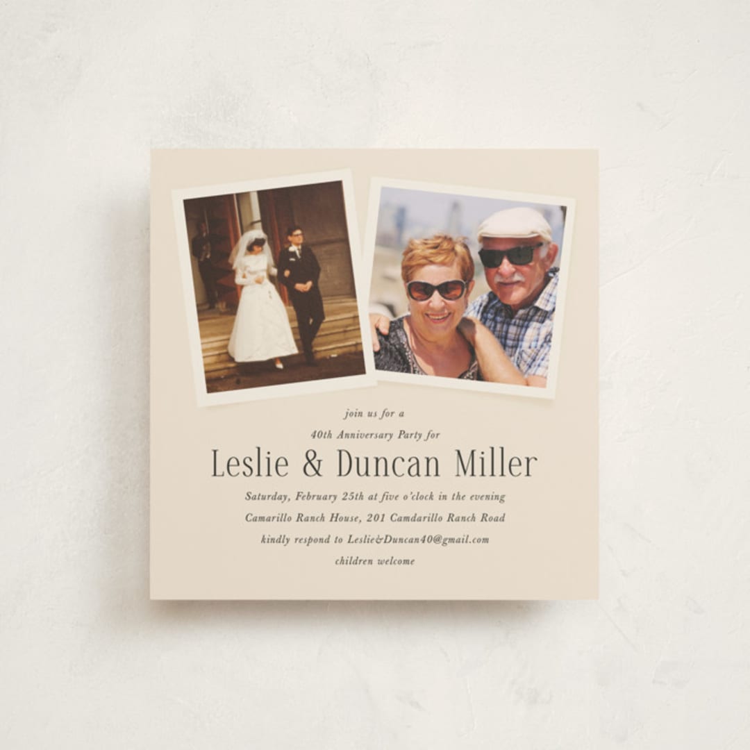 "take my name" - Party Invitations in Sand by Kamala Nahas - Front