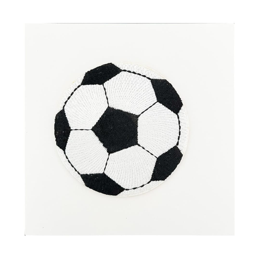 "Good Sport Soccer Patch" - Patch in white by Jollity and Co