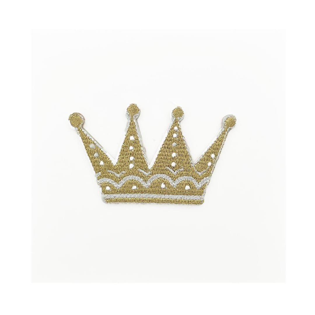 "Sweet Princess Crown Patch" - Patch in gold by Jollity and Co