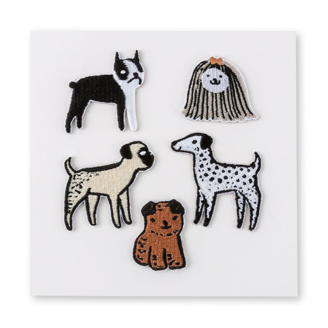 "Bow Wow Patch Set" - Patch in multicolor by Jollity and Co