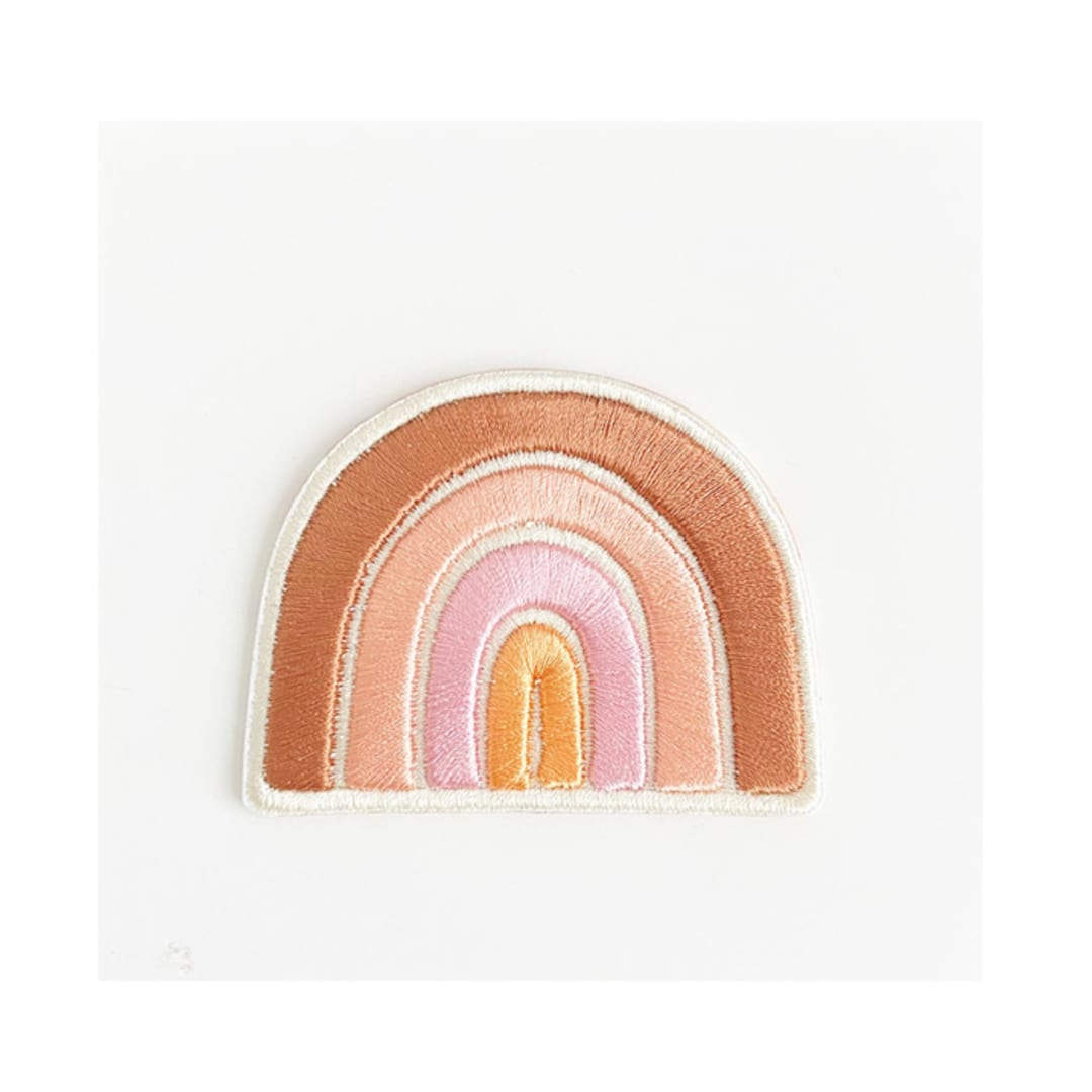 "Boho Rainbow Patch" - Patch in multicolor by Jollity and Co