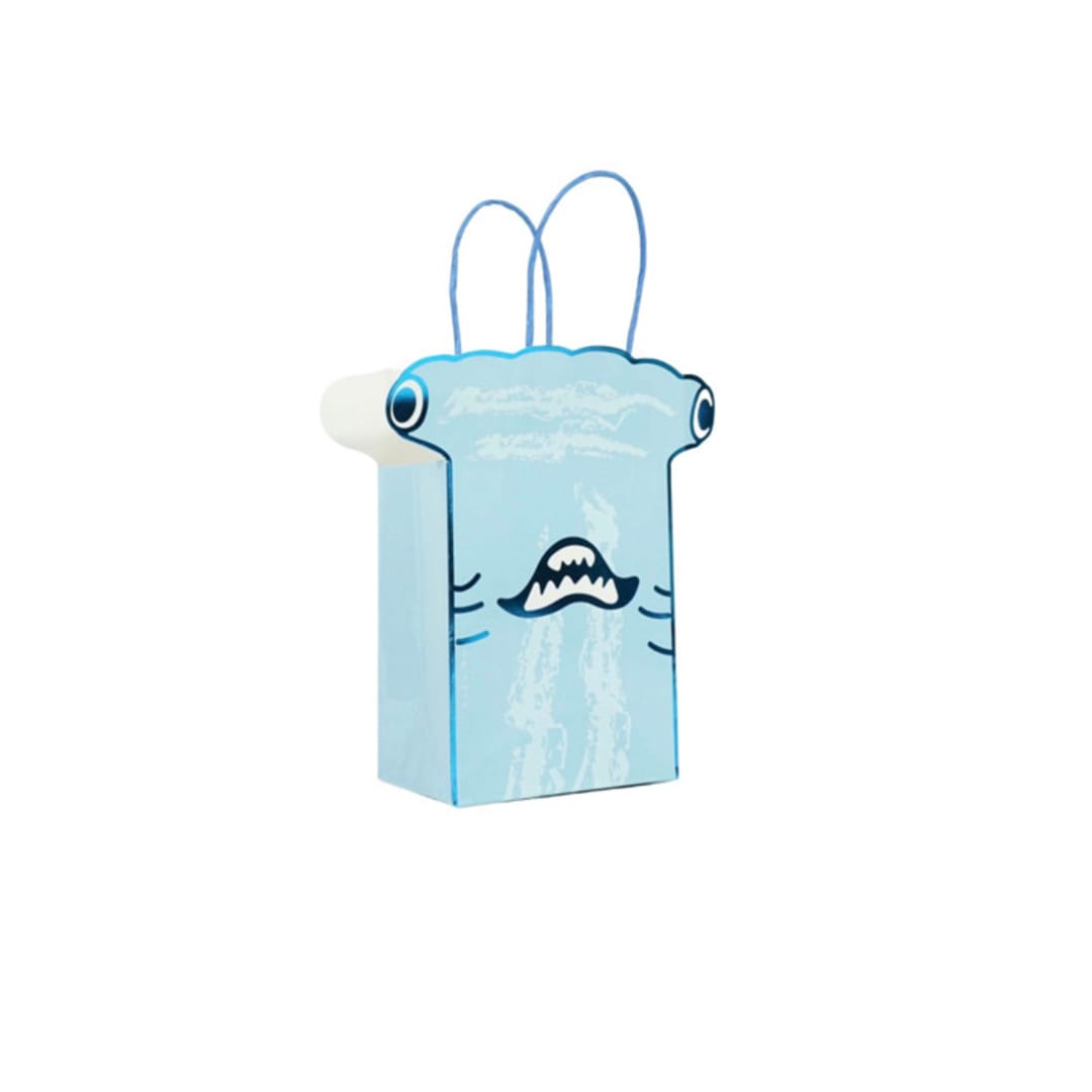 "Hammerhead Gift Bags, Blue - Pack of 4" - Party Favor Bags in blue by MA FÊTE