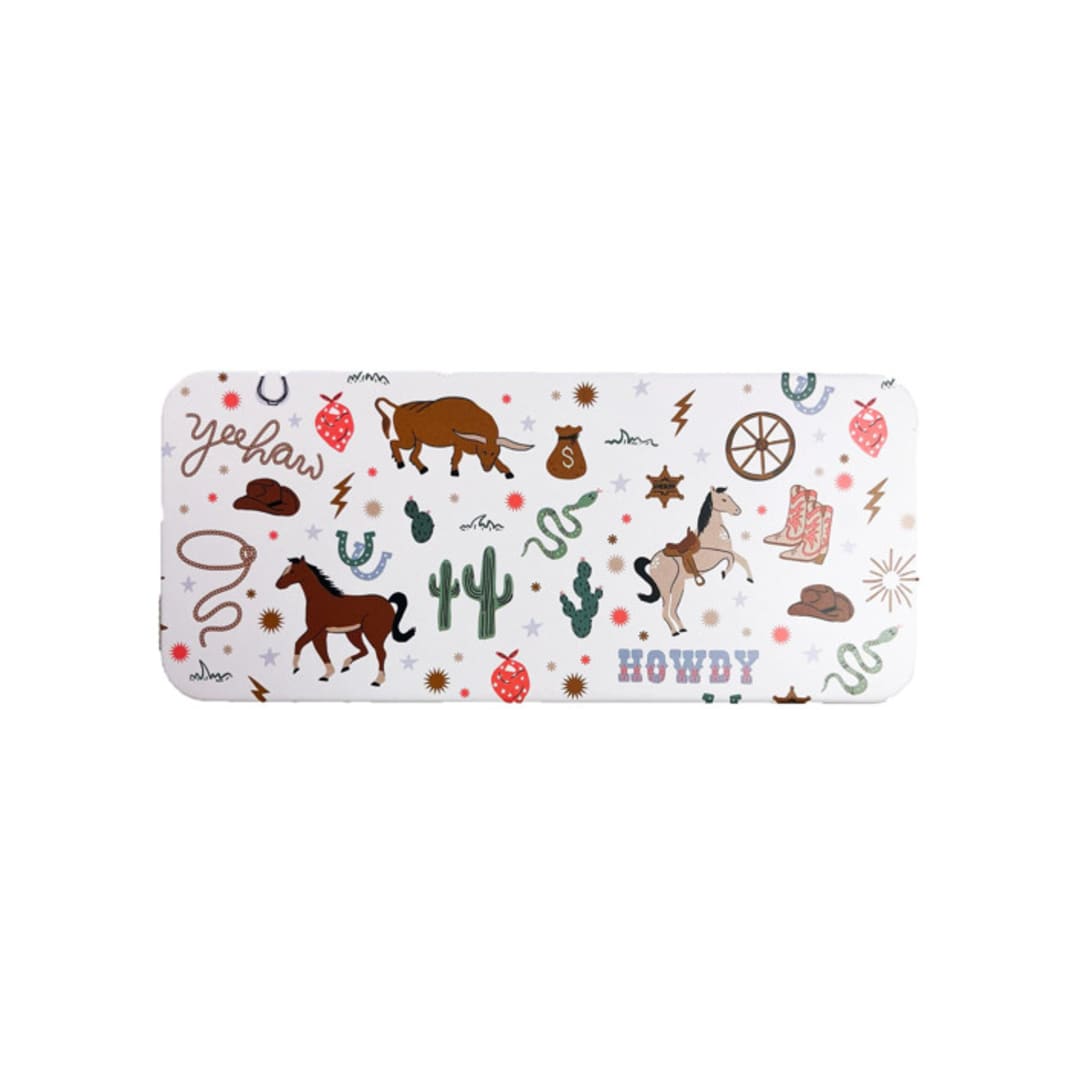 "Yeehaw Pencil Case - Set of 1" - Pencil Case in multicolorassorted-colors by Jollity and Co