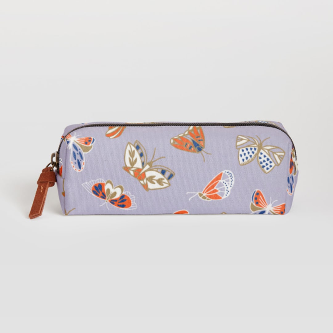 "Spring Butterfly" - Pencil Case in Lavender by Chi Hey Lee - Pencil Case