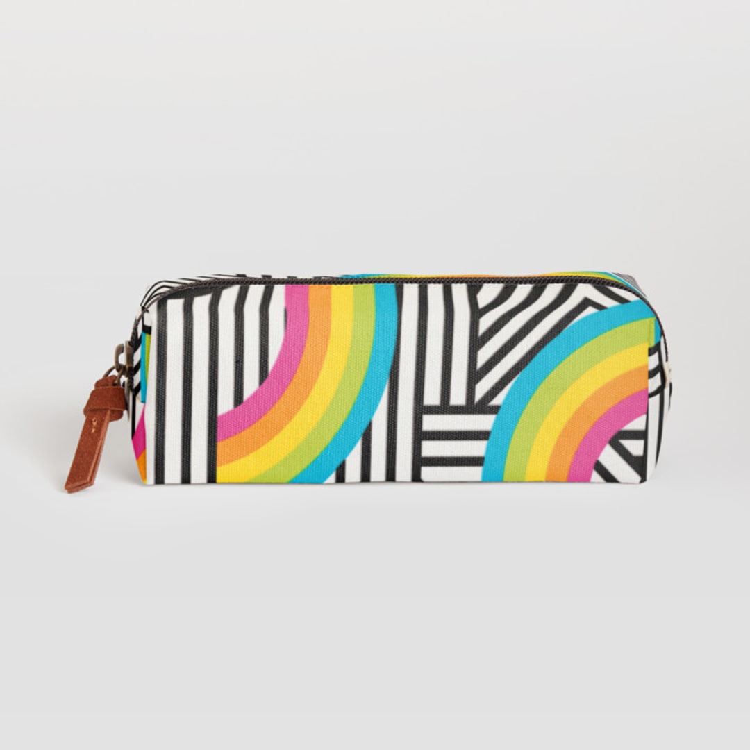 "Rainbow Party" - Pencil Case in Rainbow by Karlei Ayers - Pencil Case