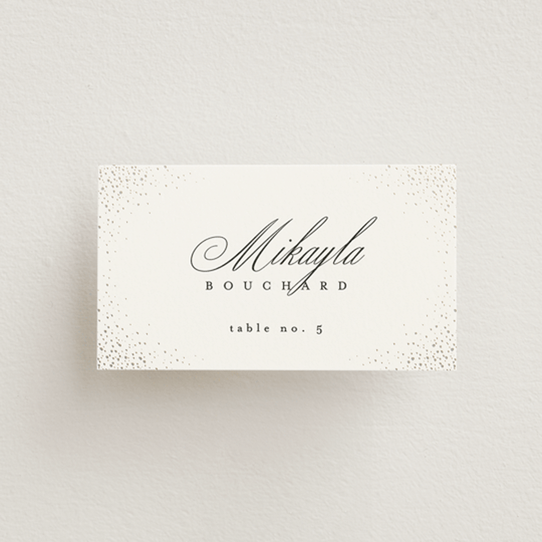 "Disney's Cinderella Castle" - Place Cards in Magic by Kelly Schmidt - Front with Free Guest Printing