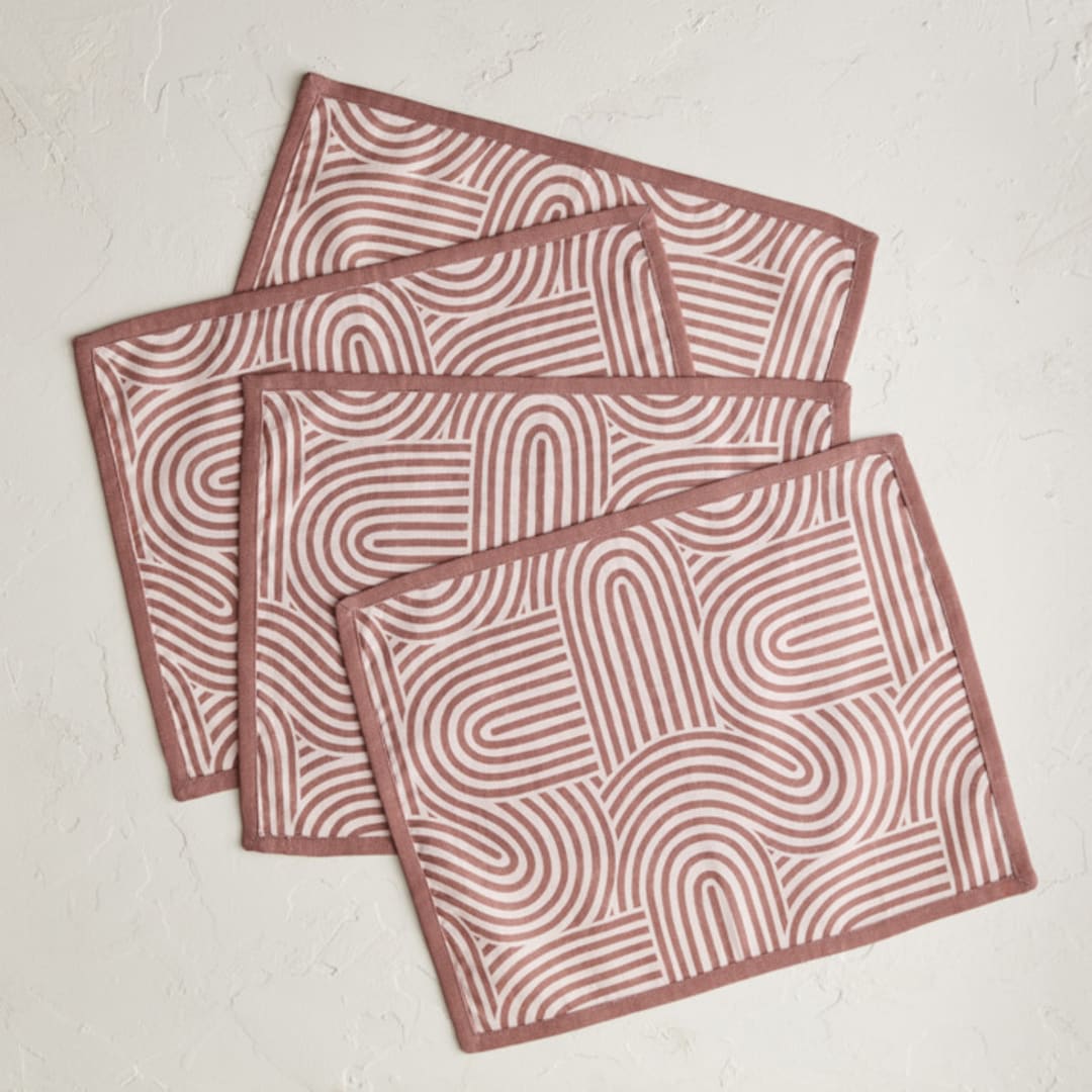 "Arches" - Placemats in Desert by Michelle Taylor - Placemats, Set of 4