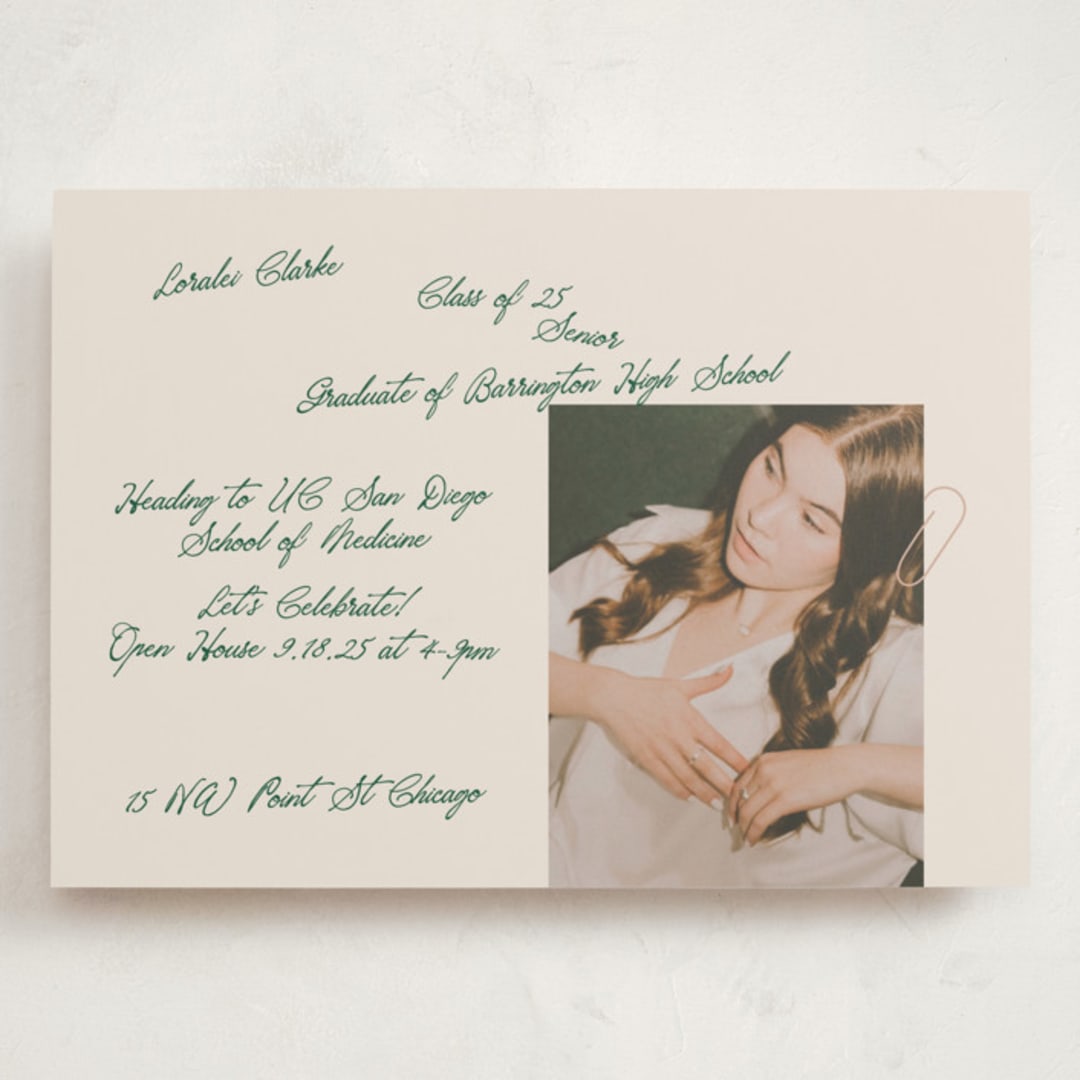 "my finest diary scribble" - Graduation Party Invitations in Kaitoke by Phrosné Barwood - Front