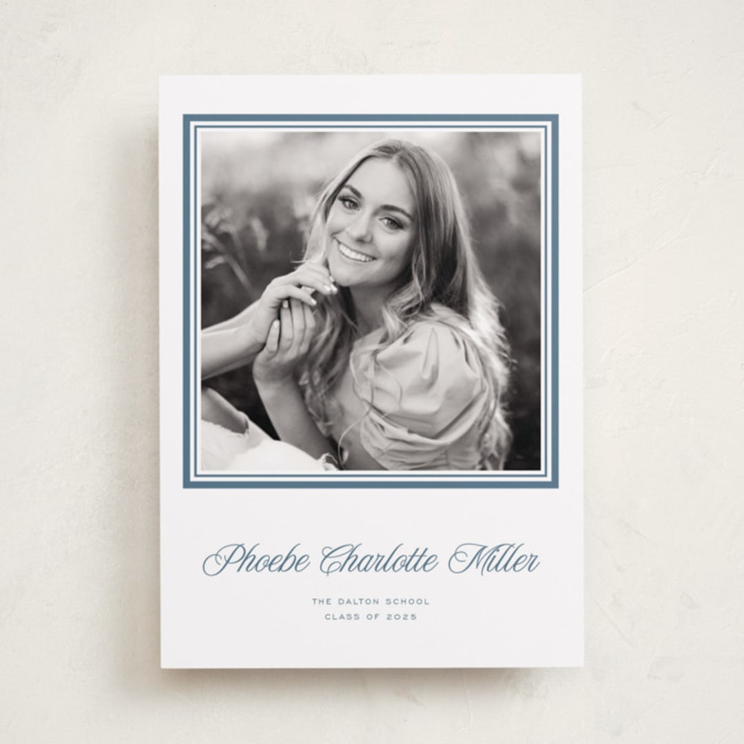 "Lauren" - Graduation Announcements in Winterberry by Blustery August - Front