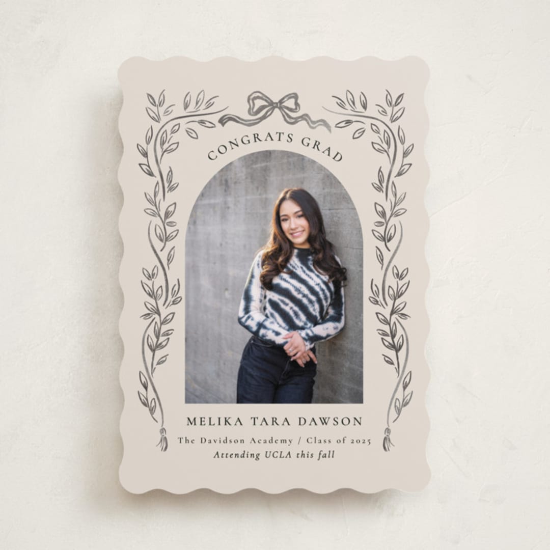 "chic" - Graduation Announcements in Ink by Petra Kern - Front